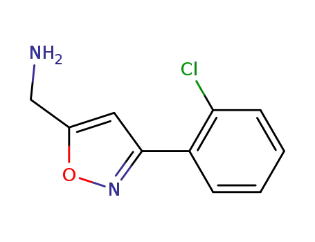 C-[3-(2-클로로-페닐)-이속사졸-5-일]-메틸아민