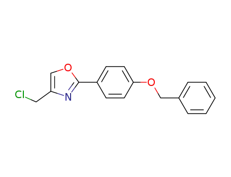 2-(4-benzyloxy-phenyl)-4-chloromethyl-oxazole