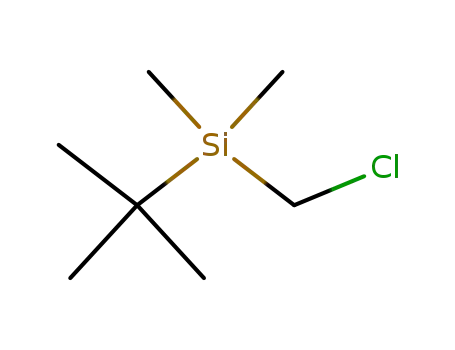 Molecular Structure of 18244-00-3 (Silane, (chloromethyl)(1,1-dimethylethyl)dimethyl-)