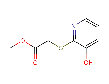 아세트산, [(3-하이드록시-2-피리디닐)티오]-, 메틸 에스테르(9CI)