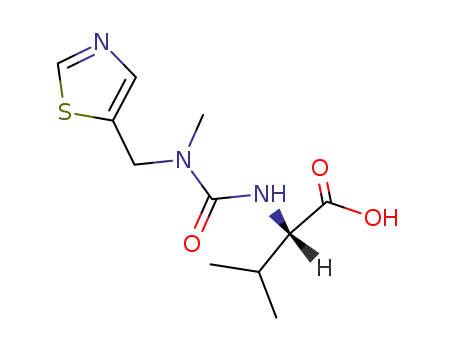 (S)-3-Methyl-2-(3-methyl-3-thiazol-5-ylmethyl-ureido)-butyric acid