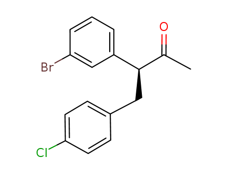 (S)-3-(3-broMophenyl)-4-(4-chlorophenyl)butan-2-one