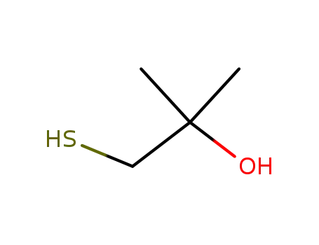 Molecular Structure of 14967-17-0 (2-Propanol, 1-mercapto-2-methyl-)