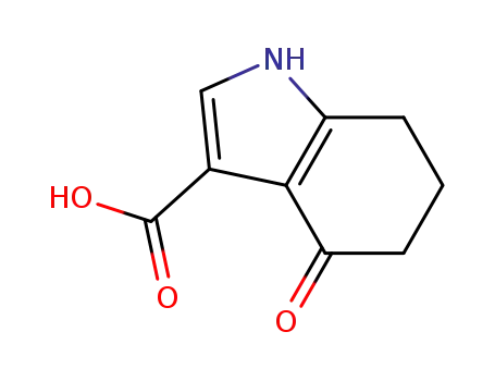 4-OXO-4,5,6,7-테트라하이드로-1H-인돌-3-카복실산