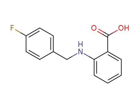 2-(4-fluorobenzylamino)benzoic acid