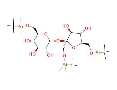 1’,6,6’-tri-O-tert-butyldimethylsilylsucrose