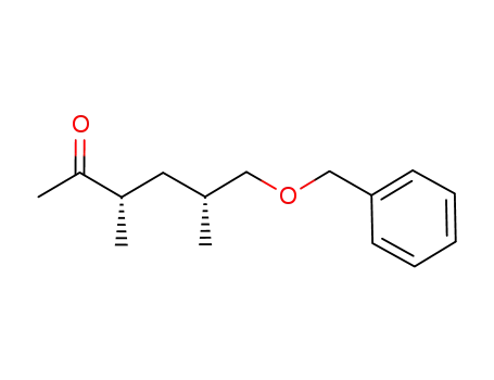 2-Hexanone, 3,5-dimethyl-6-(phenylmethoxy)-, (3S,5R)-