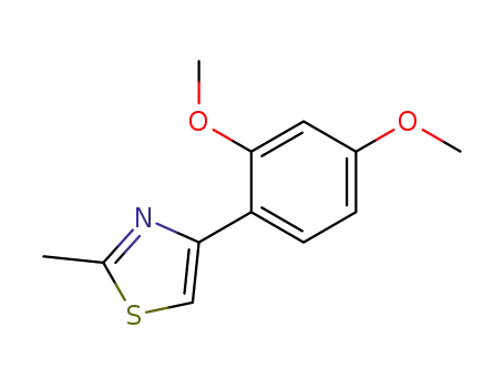 Molecular Structure of 448908-41-6 (4-(2,4-dimethoxy-phenyl)-2-methyl-thiazole)