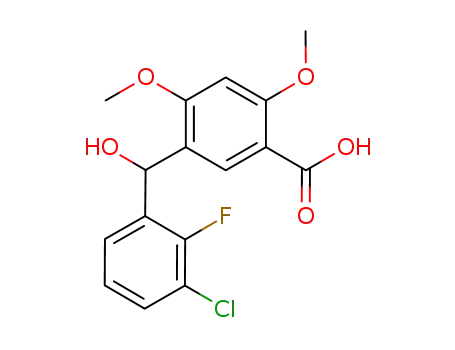 5-((3-클로로-2-플루오로페닐)(히드록시)메틸)-2,4-디메톡시벤조산