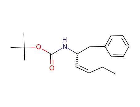 (R,Z)-tert-butyl 1-phenylhex-3-en-2-ylcarbamate