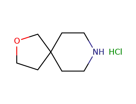 Molecular Structure of 479195-19-2 (2-Oxa-8-azaspiro[4.5]decane, hydrochloride)