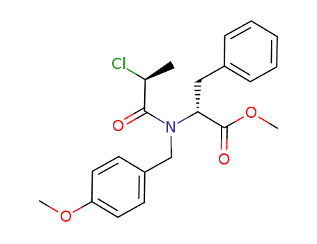 N-(p-methoxybenzyl)-N-((2S)-chloropropionyl)-D-Phe-OMe