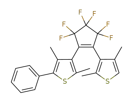 4-[2-(2,4-dimethyl-5-phenylthiophen-3-yl)-3,3,4,4,5,5-hexafluorocyclopenten-1-yl]-3,5-dimethylthiophene