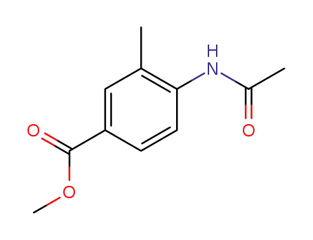 벤조산, 4-(아세틸아미노)-3-메틸-, 메틸 에스테르(9CI)