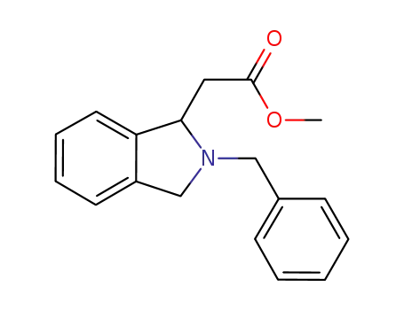 Molecular Structure of 444583-96-4 (Methyl 2-(2-benzylisoindolin-1-yl)acetate)