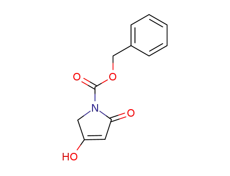 Molecular Structure of 182352-44-9 (4-hydroxy-2-oxo-3-pyrroline-1-carboxylic acid benzyl ester)