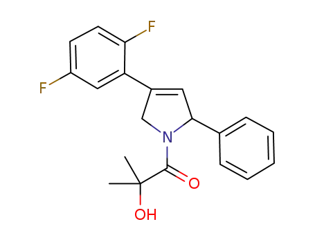 1-[4-(2,5-difluorophenyl)-2-phenyl-2,5-dihydro-1H-pyrrol-1-yl]-2-methyl-1-oxopropan-2-ol