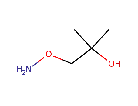 Molecular Structure of 90792-83-9 (1-(aminooxy)-2-methylpropan-2-ol)