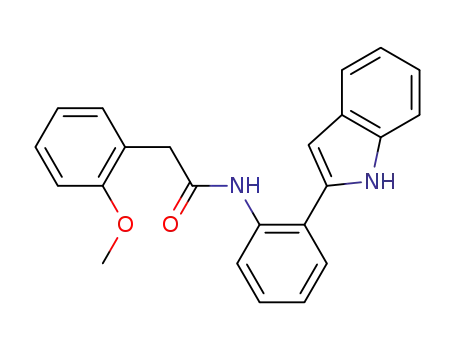 Benzeneacetamide, N-[2-(1H-indol-2-yl)phenyl]-2-methoxy-