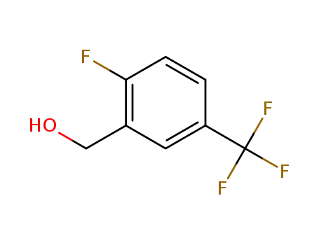Molecular Structure of 207974-09-2 (2-FLUORO-5-(TRIFLUOROMETHYL)BENZYL ALCOHOL)