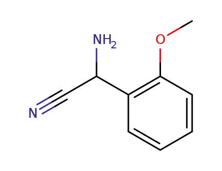 Molecular Structure of 96929-45-2 (2-aMino-2-(2-Methoxyphenyl)acetonitrile hydrochloride)