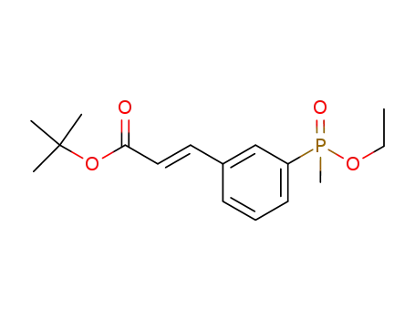 tert-butyl (2E)-3-{3-[ethoxy(methyl)phosphoryl]phenyl}acrylate