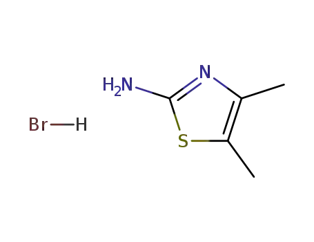 Molecular Structure of 7170-76-5 (2-AMINO-4,5-DIMETHYLTHIAZOLE HYDROBROMIDE)