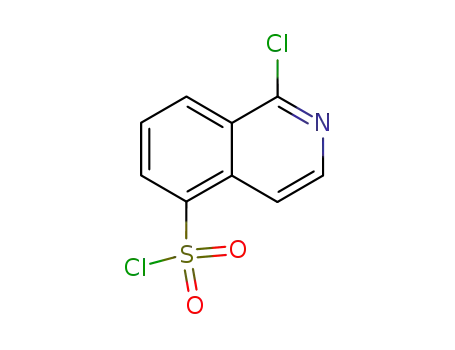 Molecular Structure of 141519-77-9 (1-Chloro-5-isoquinolinesulfonyl Chloride)