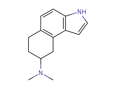 Molecular Structure of 121784-56-3 (6,7,8,9-tetrahydro-N,N-dimethyl-3H-benz(e)indol-8-amine)