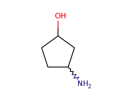 Molecular Structure of 13725-38-7 (Cyclopentanol,3-amino-(7CI,8CI,9CI))