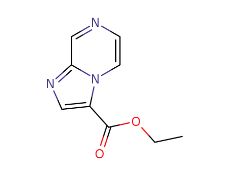 Molecular Structure of 1286754-14-0 (IMidazo [1,2-B] pyrazin-3 - carboxylic acid ethyl ester)