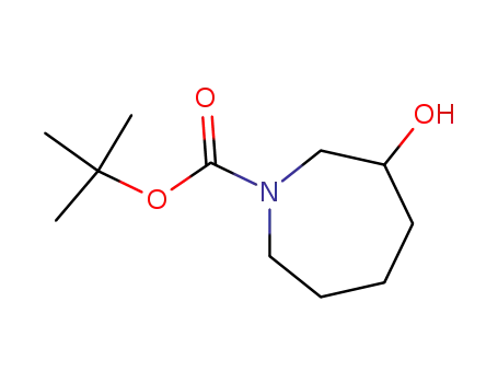 Molecular Structure of 478841-10-0 (tert-butyl 3-hydroxyazepane-1-carboxylate)