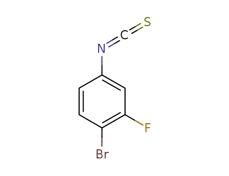 벤젠, 1-브로모-2-플루오로-4-이소티오시아네이토-(9CI)