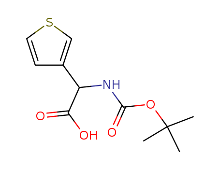 2-((tert-Butoxycarbonyl)amino)-2-(thiophen-3-yl)acetic acid