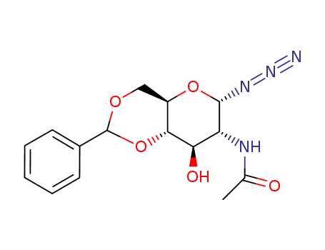 2-Acetamido-4,6-O-benzylidene-2-deoxy-β-D-glucopyranosyl Azide