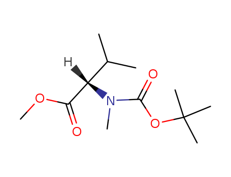 L-Valine,N-[(1,1-dimethylethoxy)carbonyl]-N-methyl-, methyl ester cas  24164-06-5