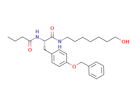 N-[2-(4-benzyloxy-phenyl)-1-(7-hydroxy-heptylcarbamoyl)-ethyl]-butyramide