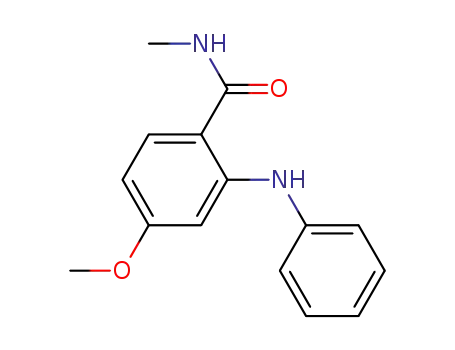 Benzamide, 4-methoxy-N-methyl-2-(phenylamino)-