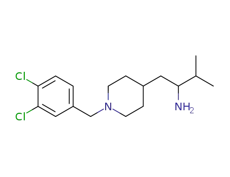 1(RS)-[1-(3,4-dichlorobenzyl)piperidin-4-ylmethyl]-2-methylpropylamine