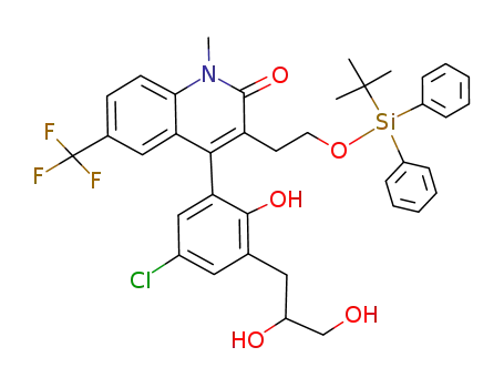 C<sub>38</sub>H<sub>39</sub>ClF<sub>3</sub>NO<sub>5</sub>Si