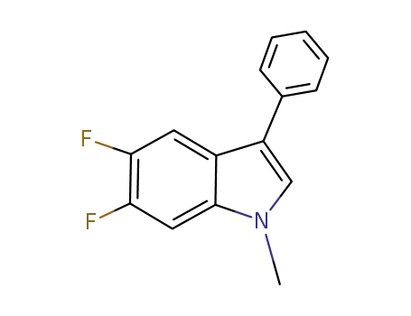 Molecular Structure of 957055-41-3 (C<sub>15</sub>H<sub>11</sub>F<sub>2</sub>N)