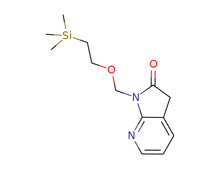 1-{[(2-Trimethylsilyl)ethoxy]methyl}-1H-pyrrolo[2,3-b]pyridin-2-one 879132-48-6