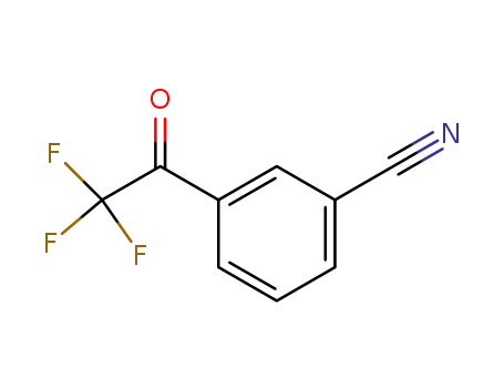 Molecular Structure of 23568-85-6 (3'-CYANO-2,2,2-TRIFLUOROACETOPHENONE)