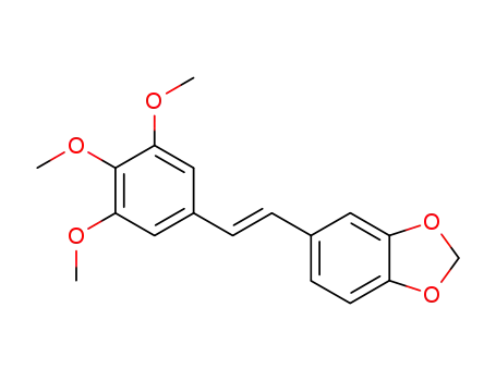 (E)-5-(3,4,5-trimethoxystyryl)benzo[d][1,3]dioxole