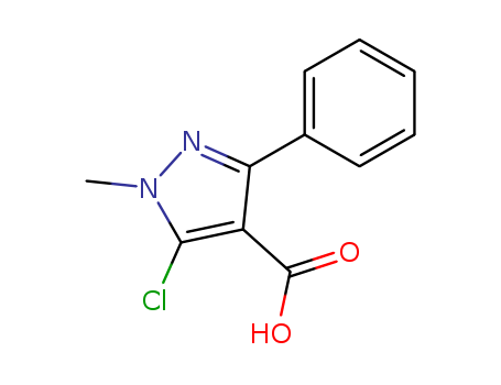 5-CHLORO-1-METHYL-3-PHENYL-1H-PYRAZOLE-4-CARBOXYLIC ACID