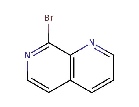 Molecular Structure of 63845-72-7 (8-BroMo-1,7-naphthyridine)