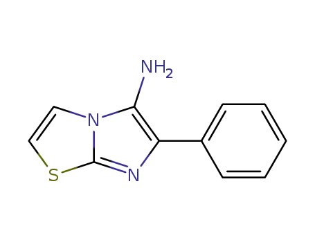 Molecular Structure of 94574-42-2 (6-PHENYLIMIDAZO[2,1-B][1,3]THIAZOL-5-AMINE)