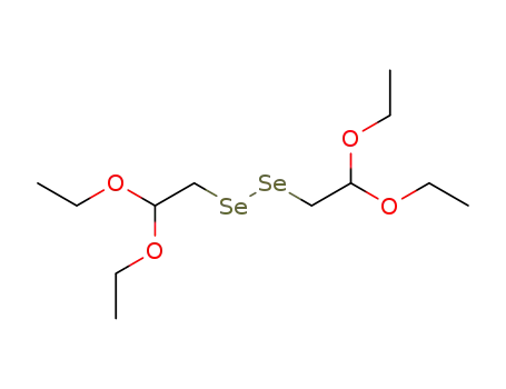 Molecular Structure of 90466-79-8 (2-(2,2-diethoxyethylselanylselanyl)-1,1-diethoxy-ethane)
