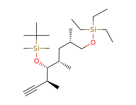 (3S,4R,5S,7S)-4-(tert-butyldimethylsilyloxy)-3,5-dimethyl-7-((triethylsilyloxy)methyl)-oct-1-yne
