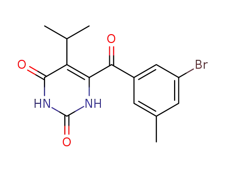 6-(3-bromo-5-methylbenzoyl)-5-isopropylpyrimidine-2,4(1H,3H)-dione